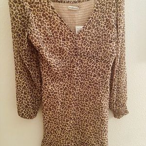 New Abercrombie Animal Print Dress